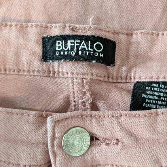 BUFFALO D BITTON Havana, Pink High Rise Soft Stretch Ankle Skinny Jeans; Size 18 - Picture 3 of 5